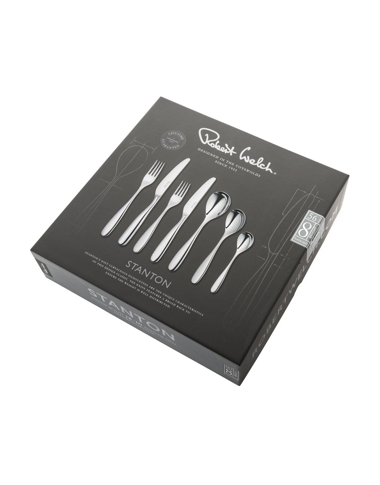 Robert Welch Stanton Bright 56 Piece Set (Plus 8 Free Steak Knives)