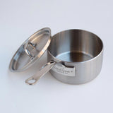 Samuel Groves Stainless Steel Brushed Triply Saucepan