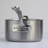Samuel Groves Stainless Steel Brushed Triply Saucepan