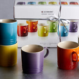 Le Creuset Set of 6 Rainbow Mugs