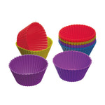 Silicone Cupcake Cases Twelve Pack 7cm