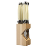 Laguiole Six Steak Knife Set in Block