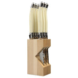 Laguiole Six Steak Knife Set in Block