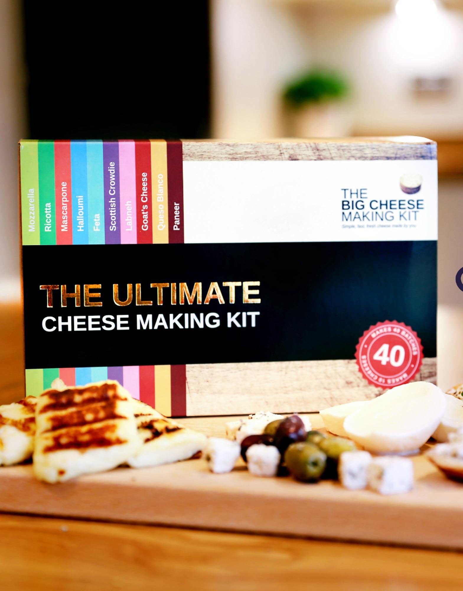 Lekue Cheese Maker Kit with Recipe Book, White