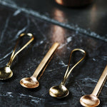 The Just Slate Company 4 Gold & Copper Spoons
