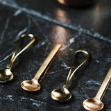 The Just Slate Company 4 Gold & Copper Spoons