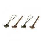 The Just Slate Company 4 Gold & Copper Spoons