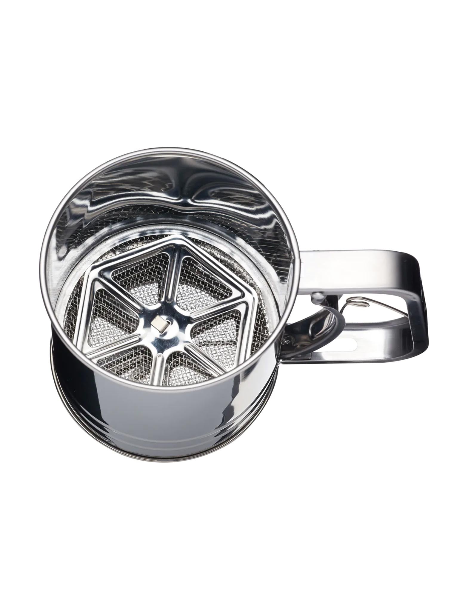 Three Cup Trigger Action Flour Sifter