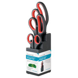 Three Piece Scissor Set and Black Block
