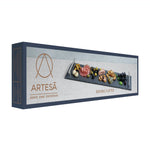 Artesà Slate Serving Platter with Silver Handles