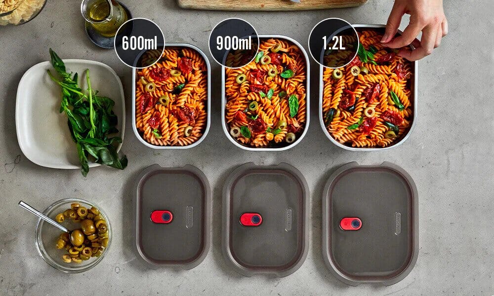 Black+Blum Stainless Steel Rectangular Lunch Box