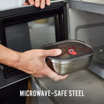 Black+Blum Stainless Steel Rectangular Lunch Box