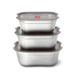 Black+Blum Stainless Steel Rectangular Lunch Box