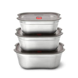 Black+Blum Stainless Steel Rectangular Lunch Box