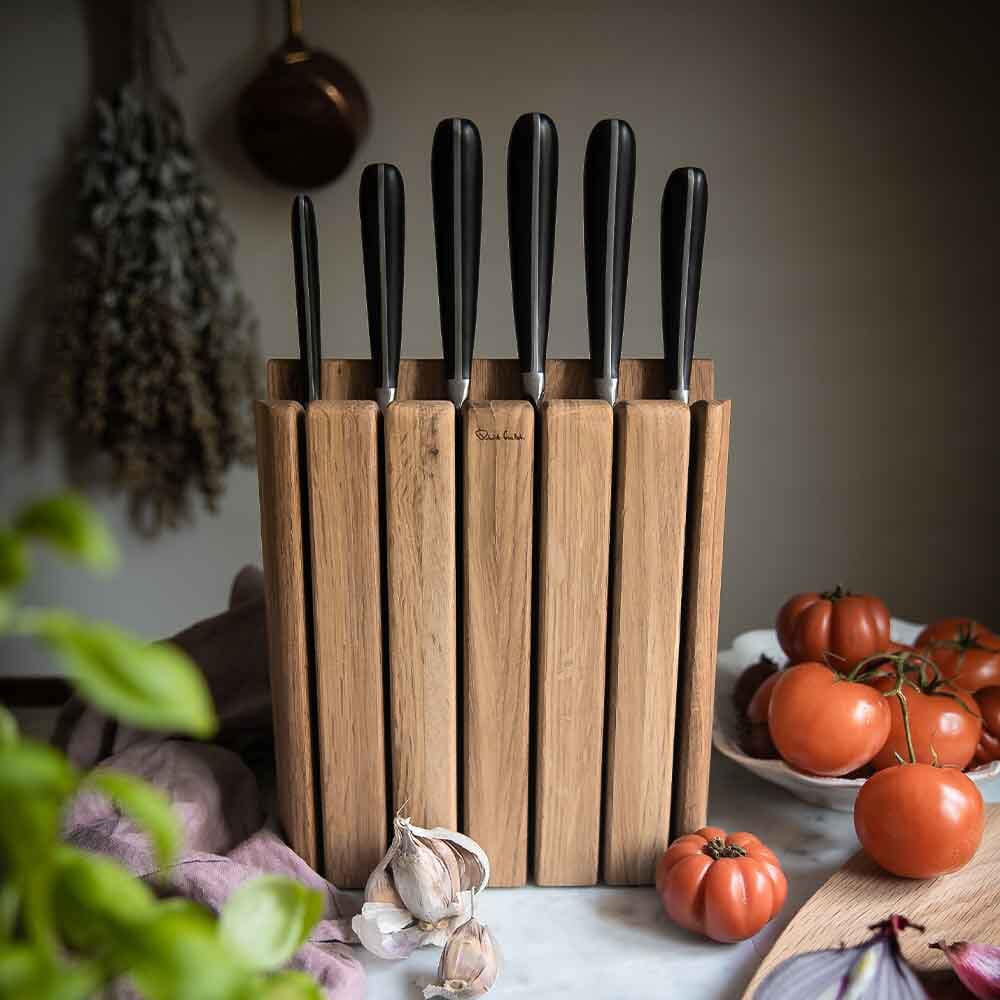 Robert Welch Book Oak Knife Block