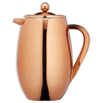 Le'Xpress Copper Finish Double Walled Cafetiere 1 Litre