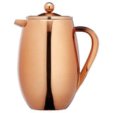 Le'Xpress Copper Finish Double Walled Cafetiere 1 Litre