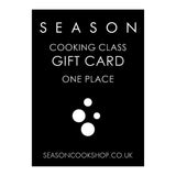 Cooking Class Gift Card