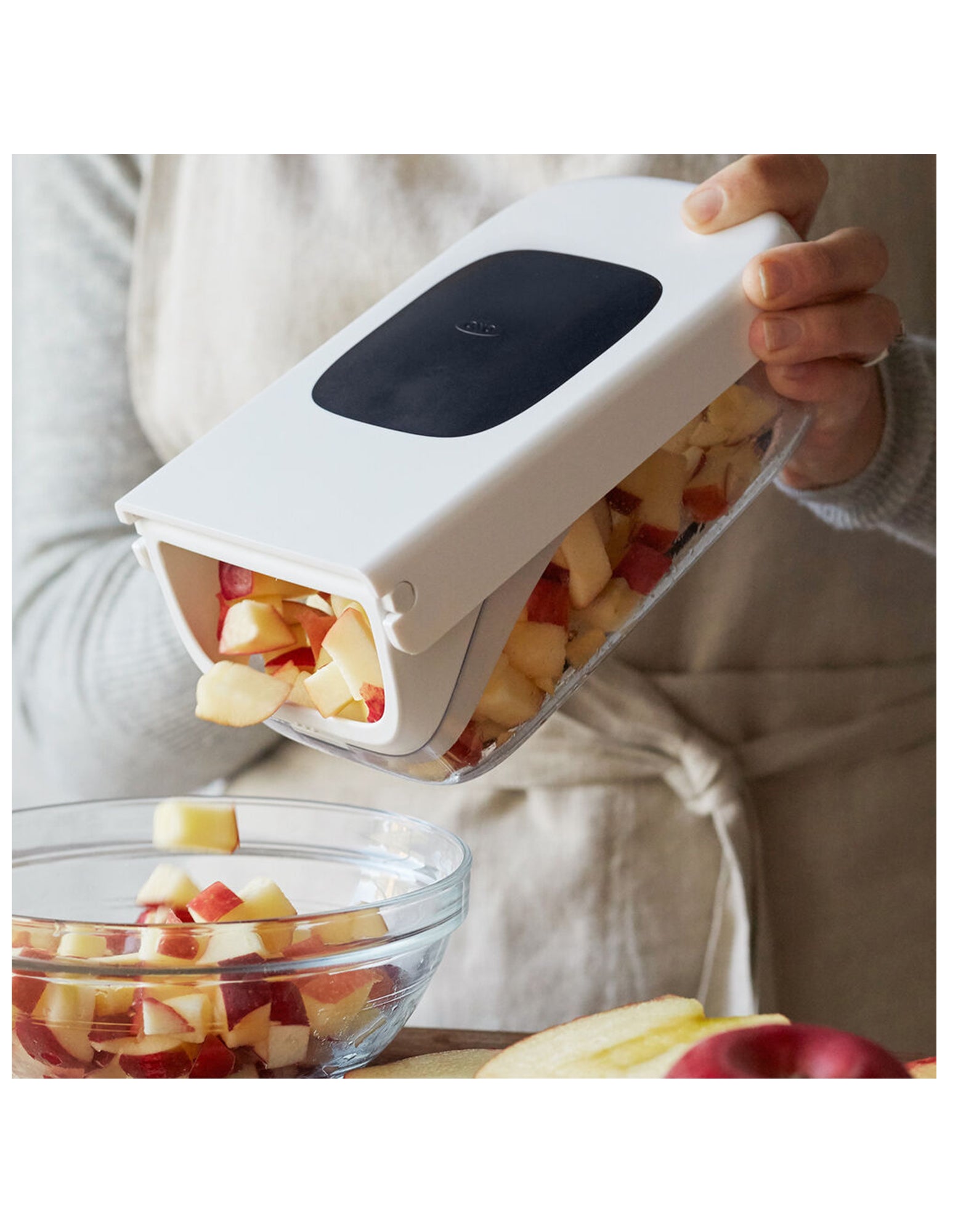 OXO Good Grips Vegetable Chopper with Easy Pour Opening