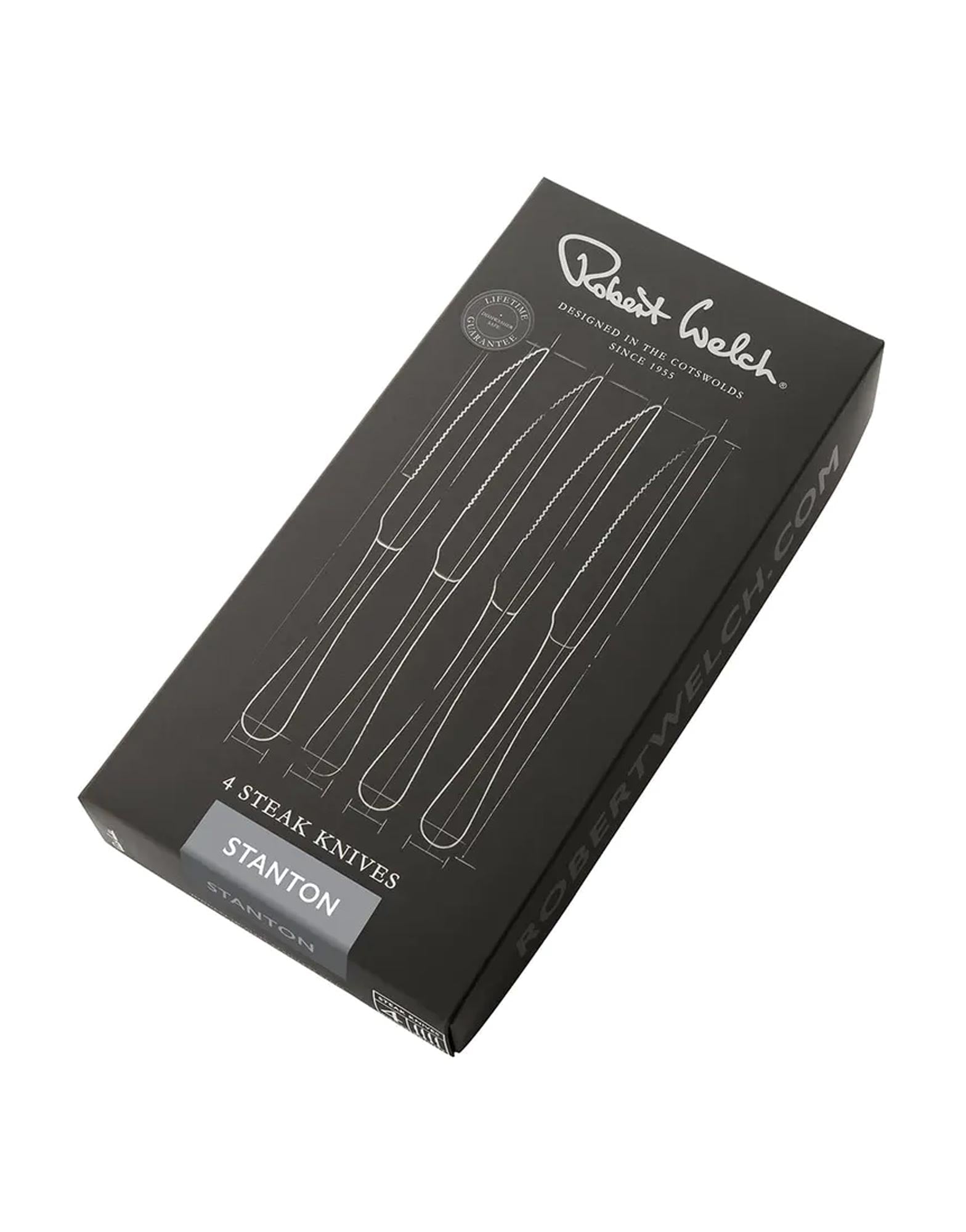 Robert Welch Stanton Bright Steak Knife Set of 4