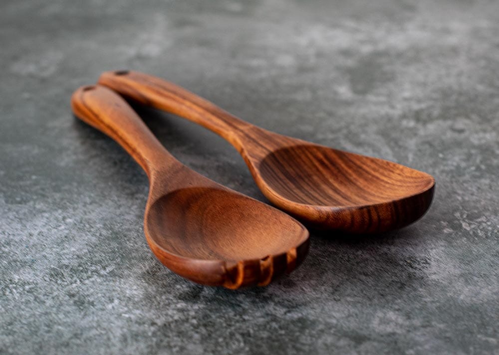 Season Acacia Salad Servers