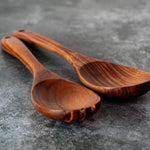 Season Acacia Salad Servers