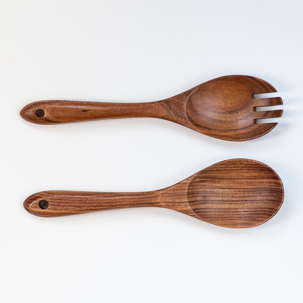 Season Acacia Salad Servers