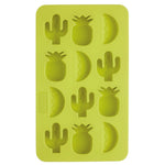 BarCraft Novelty Silicone Ice Cube Tray With Tropical Shapes