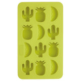 BarCraft Novelty Silicone Ice Cube Tray With Tropical Shapes