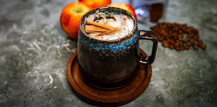 From Bean to Mug: Apple Pie Spiced  Cappuccino