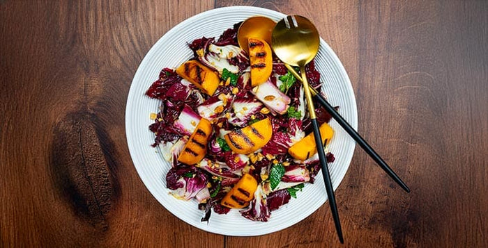 Radicchio & Grilled Persimmon Citrus Salad