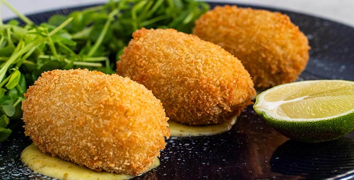 Broccoli and Scamorza Croquettes