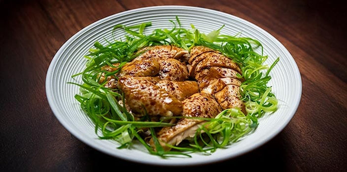 Soy Sauce Poached Chicken in the Season Cast Iron Casserole