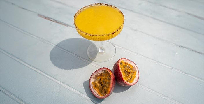 Summer Cocktail - Spicy Mango & Passion Fruit Margarita