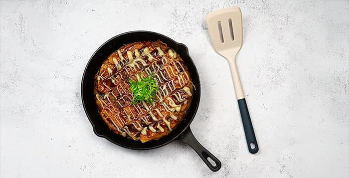 Christmas Leftovers - Brussel Sprouts Okonomiyaki