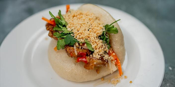 Crispy Oyster Mushroom Bao
