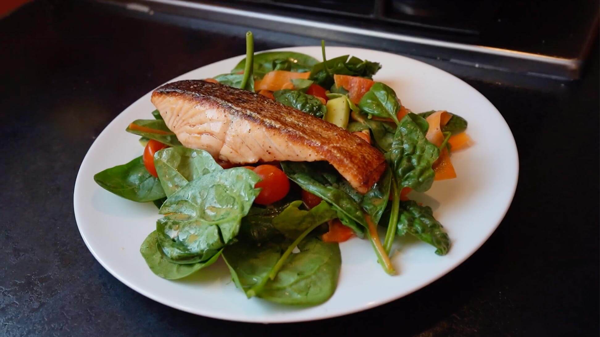 Crisp salmon skin, properly: the full method