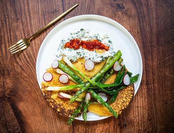 Crispy Smashed Potatoes in a Cast Iron Frying Pan