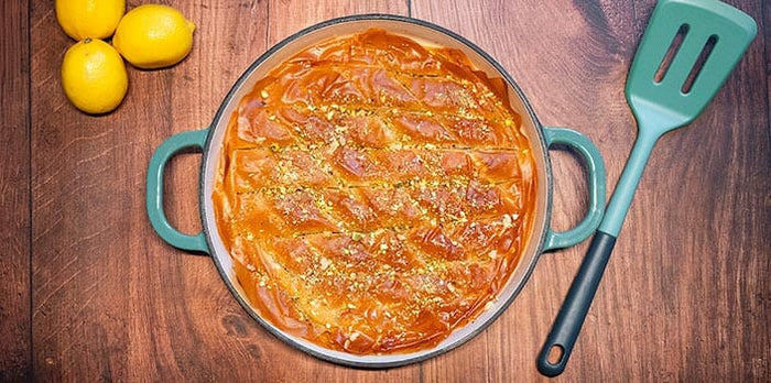 Nutty Spiced Squash Baklava in Season Shallow Casserole
