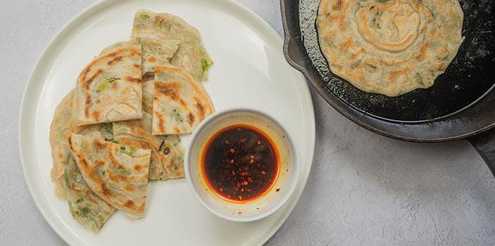 Chinese Spring Onion Pancake