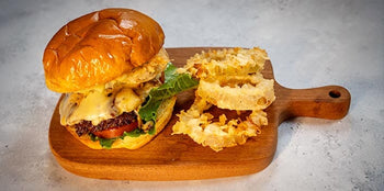 Perfect Smash Burgers on the Season Reversible Griddle Pan