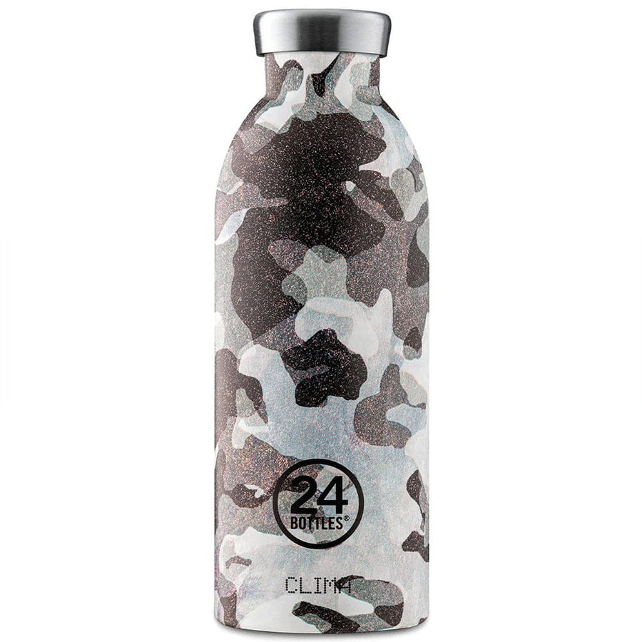 24 Bottles Clima Bottle 500ml Camo Grey