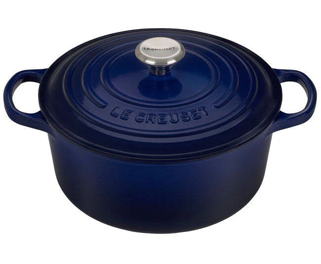 Le Creuset Cast-Iron Round Casserole 24cm Indigo