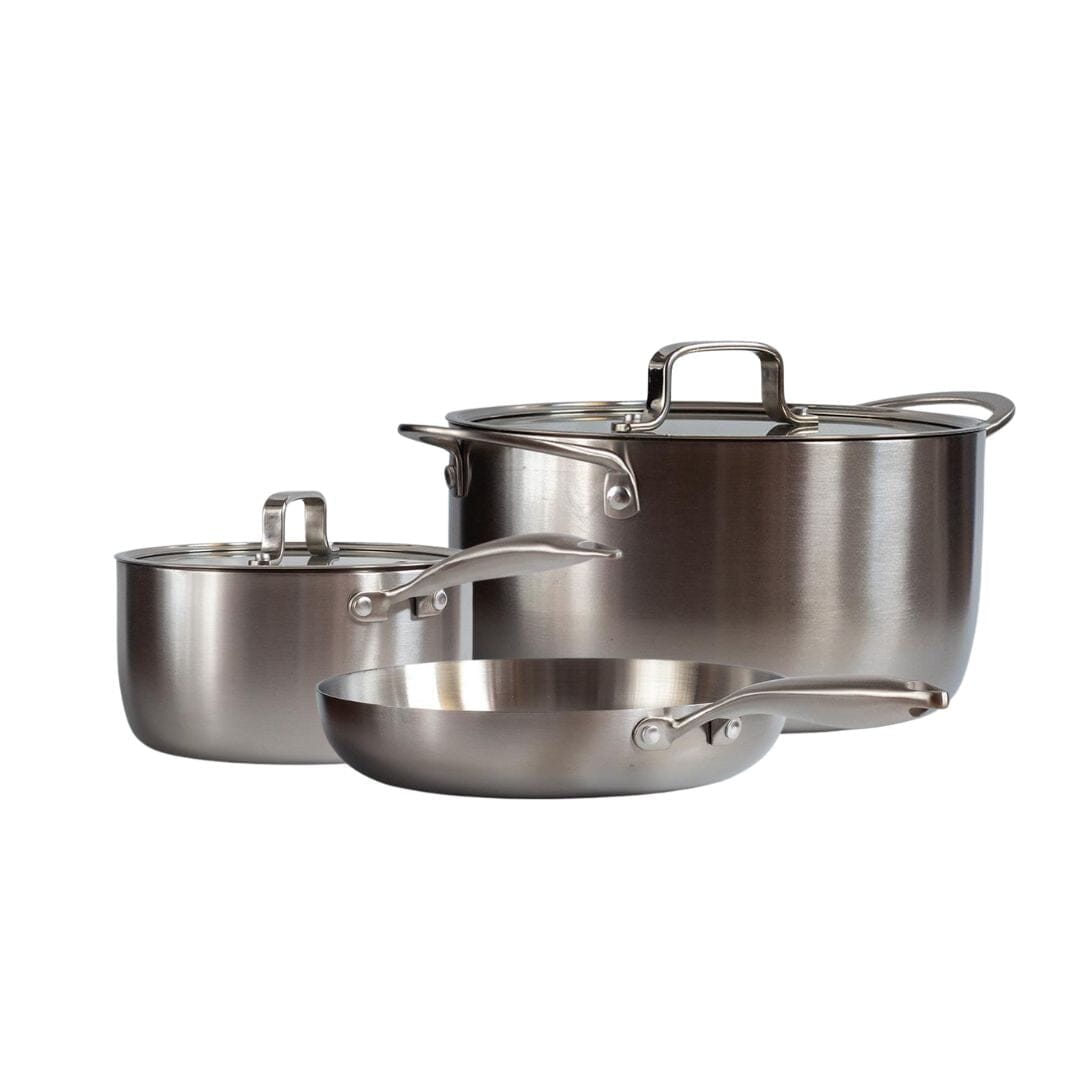 Season Tri-Ply Stainless Steel Cookware Set 3 Piece