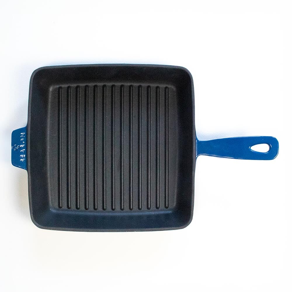 Season Cast Iron Griddle Pan 27cm Blueberry