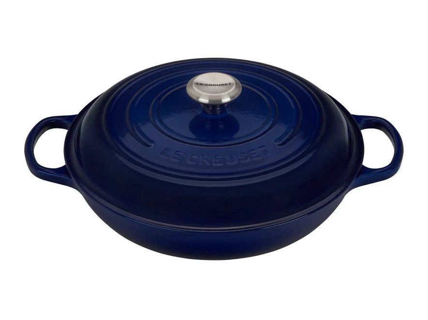 Le Creuset Cast-Iron Shallow Casserole 30cm Indigo