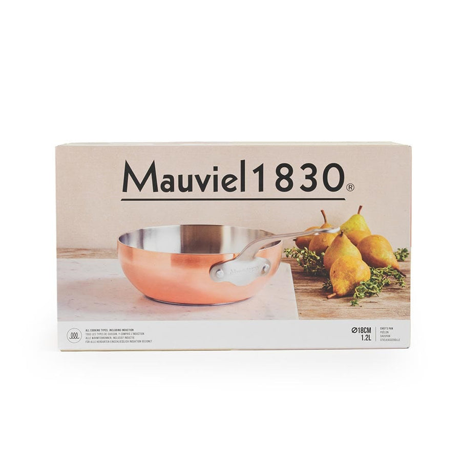 Mauviel 1830 18cm Chef's Pan Uncoated