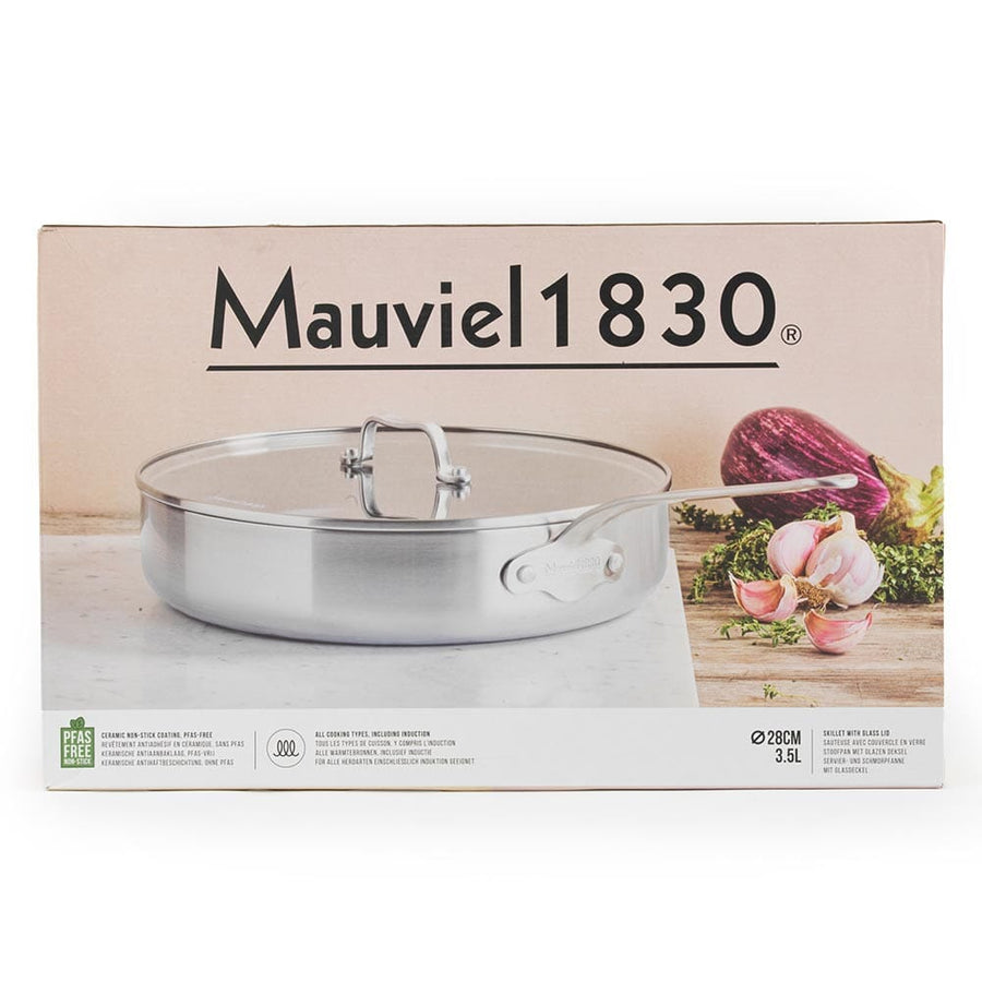 Mauviel 1830 28cm Covered Skillet