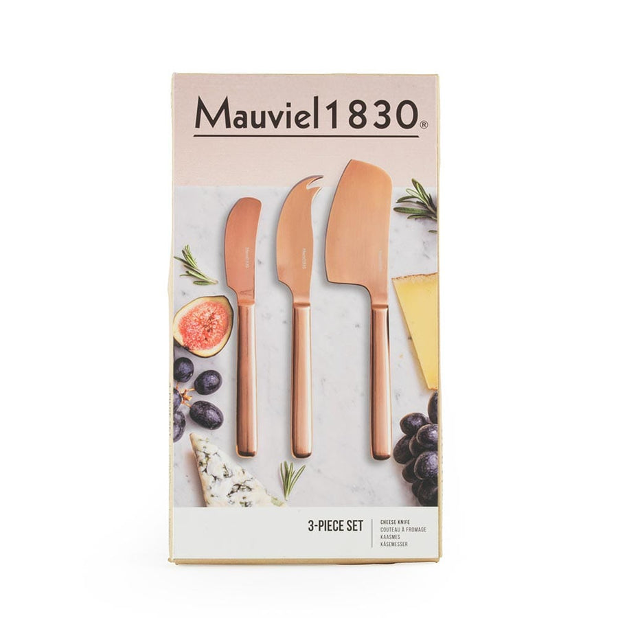 Mauviel 1830 3 Piece Cheese Knife Set