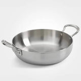 Samuel Groves 28cm Stainless Steel Brushed Triply Chef's Pan Double Handled